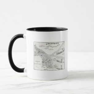 Caneca Mapa chinês da grande inundação