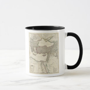 Caneca Mapa clássico de Roma