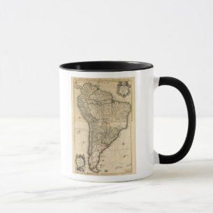 Caneca Mapa composto da América do Sul