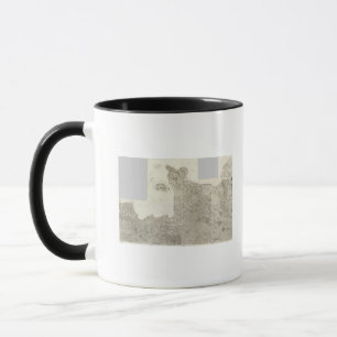Caneca Mapa composto da França 2