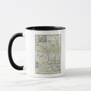 Caneca Mapa correto de Dakota