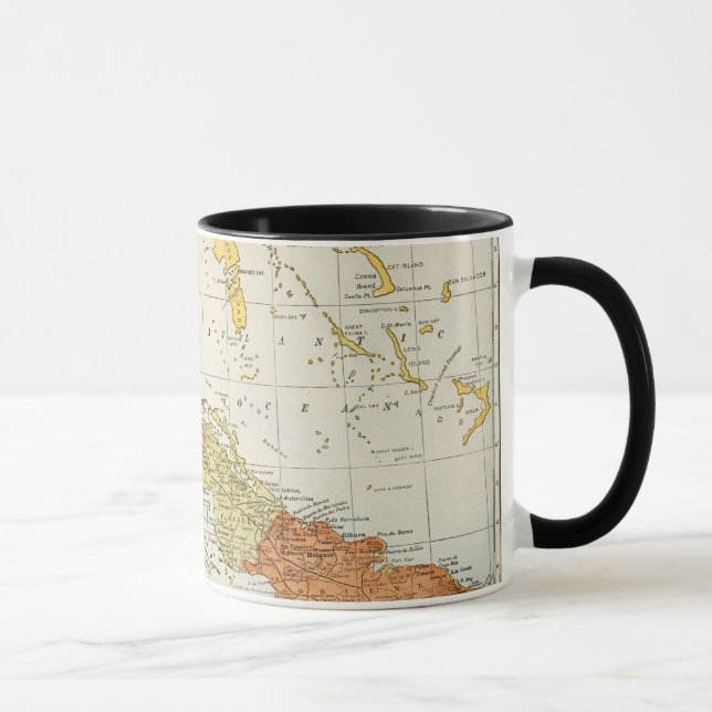 CANECA MAPA: CUBA, 1900 (Direita)