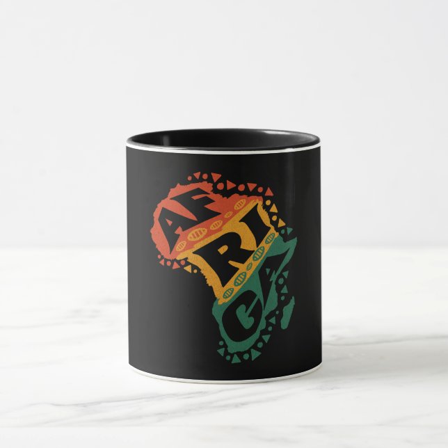 Caneca Mapa da África (Centro)
