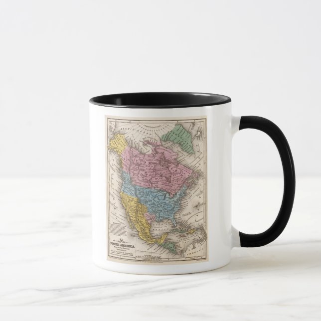 Caneca Mapa da América do Norte 2 (Direita)