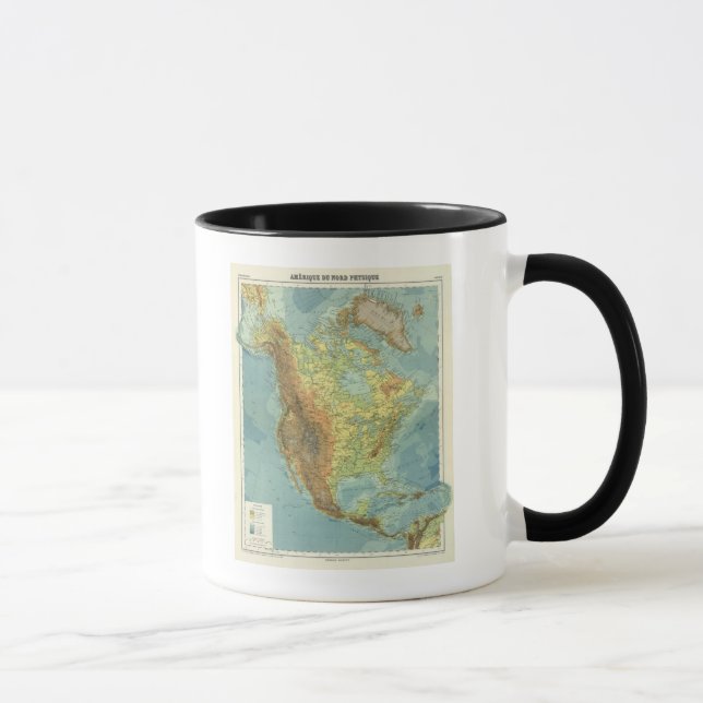 Caneca Mapa da América do Norte 2 (Direita)