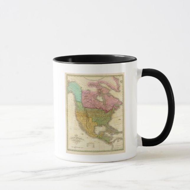 Caneca Mapa da América do Norte 3 (Direita)