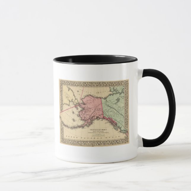 Caneca Mapa da América do Norte por Mitchell (Direita)