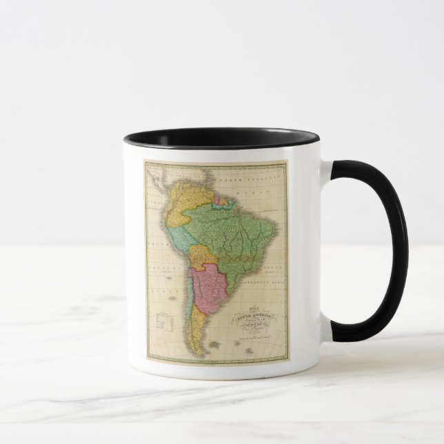 Caneca Mapa da América do Sul 4 (Direita)