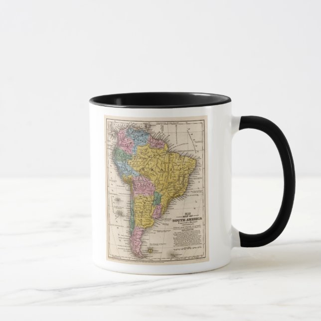 Caneca Mapa da América do Sul 5 (Direita)