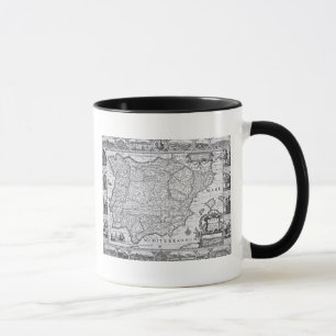 Caneca Mapa da espanha
