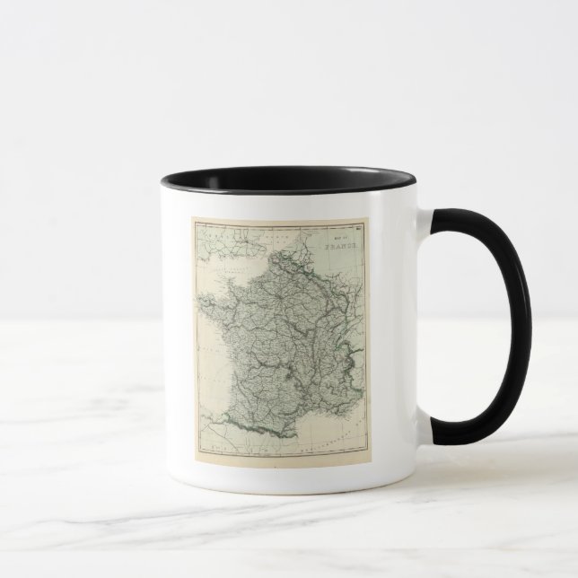 Caneca Mapa da França (Direita)
