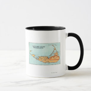 Caneca Mapa da Ilha