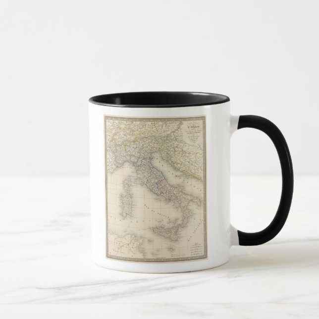 Caneca Mapa da Itália (Direita)