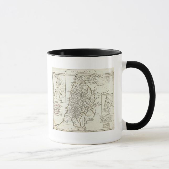 Caneca Mapa da Palestina (Direita)