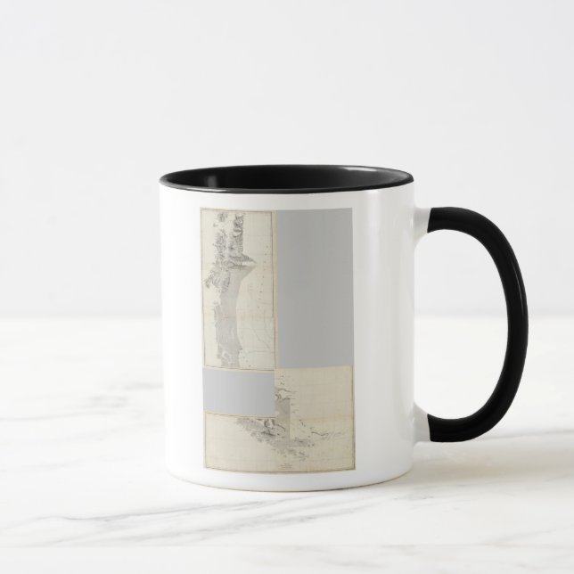 Caneca Mapa da República do Chile 915 (Direita)