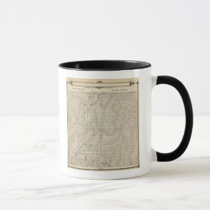 Caneca Mapa da Seção do Condado de Tulare T1415S R3031E