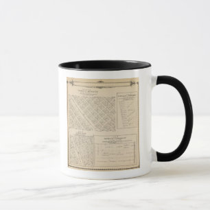 Caneca Mapa da Seção do Condado de Tulare T16S R24E