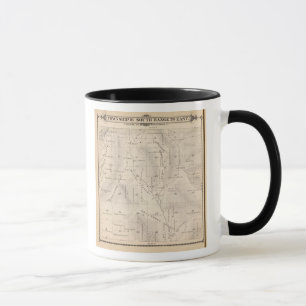 Caneca Mapa da Seção do Condado de Tulare T16S R26E