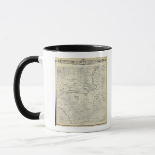Caneca Mapa da Seção do Condado de Tulare T21S R29E