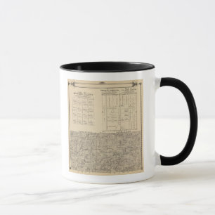 Caneca Mapa da Seção do Condado de Tulare T24S R3031E