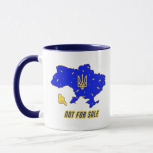 Caneca Mapa da Ucrânia
