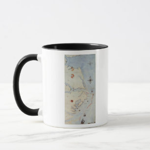Caneca Mapa da Virgínia de Raleigh