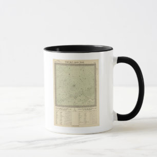 Caneca Mapa das estrelas da região polar sul