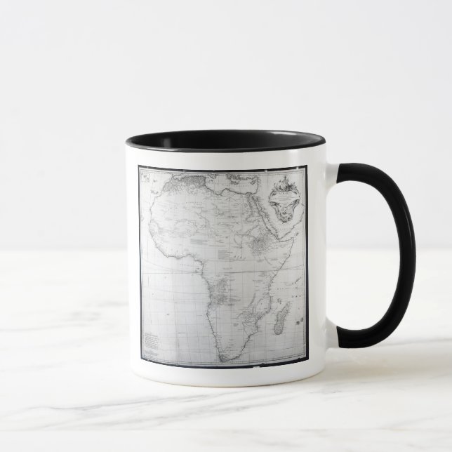 Caneca Mapa de África (Direita)