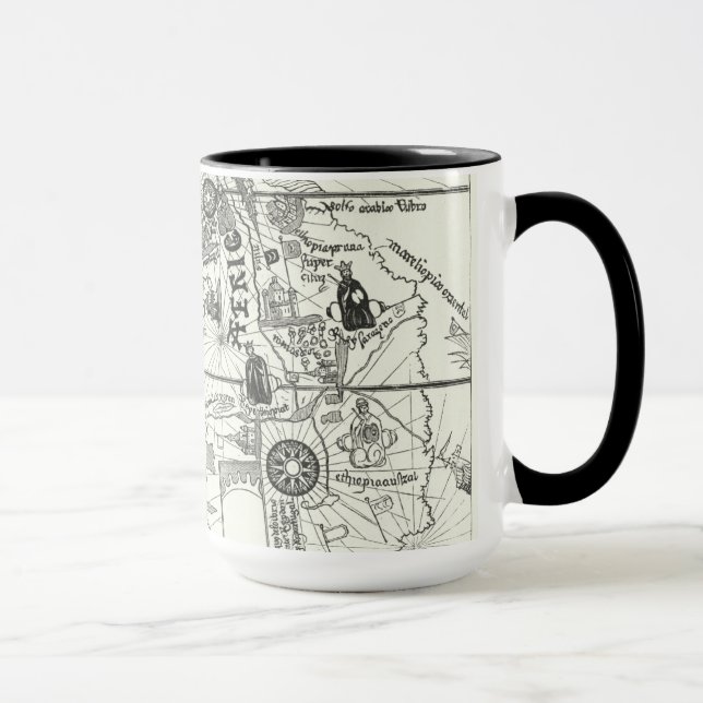 Caneca Mapa de África | 1500 (Direita)