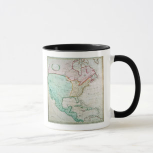 Caneca Mapa de America do Norte