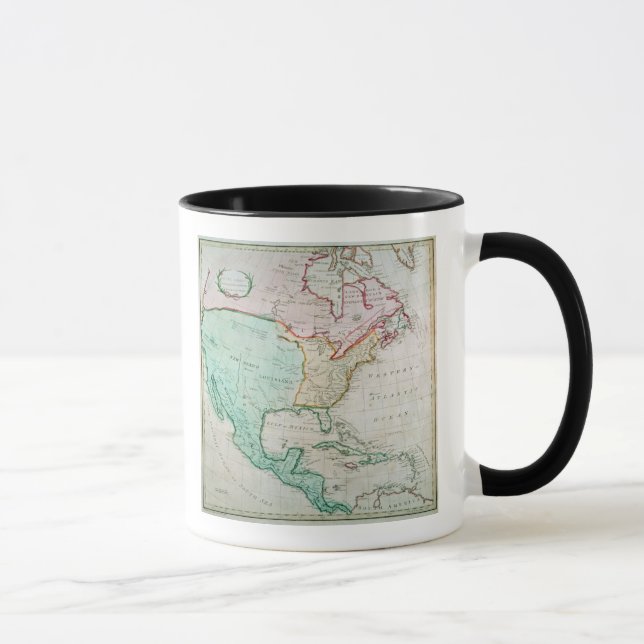 Caneca Mapa de America do Norte (Direita)