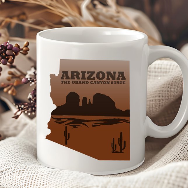 Caneca Mapa de arizonas do Grand Canyon (Criador carregado)