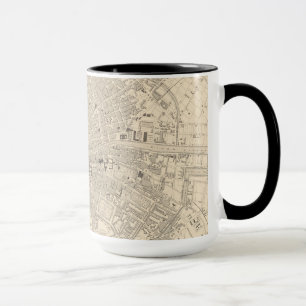 Caneca Mapa de Dublim, Irlanda