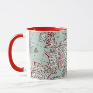 Caneca MAPA De EUROPA, século XII