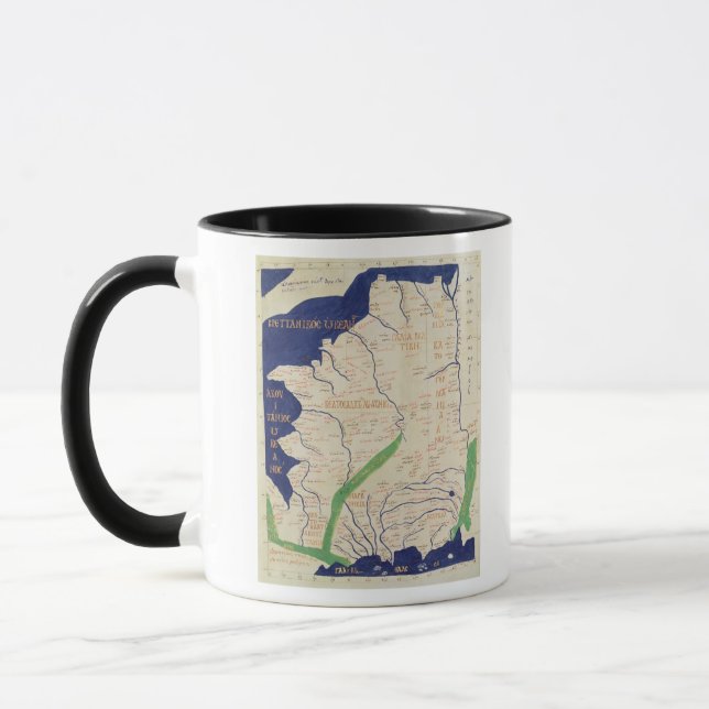 Caneca Mapa de France, 'de Geographia (Esquerda)
