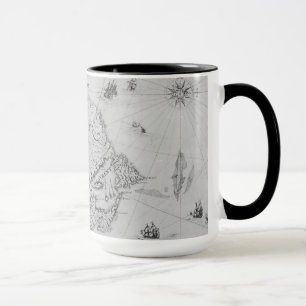 Caneca Mapa de France ou de Canadá novo