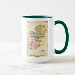 Caneca Mapa de Ireland