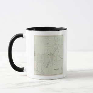 Caneca Mapa de Manasquan, Nova Jersey