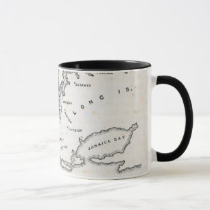 Caneca Mapa de New York e da vizinhança