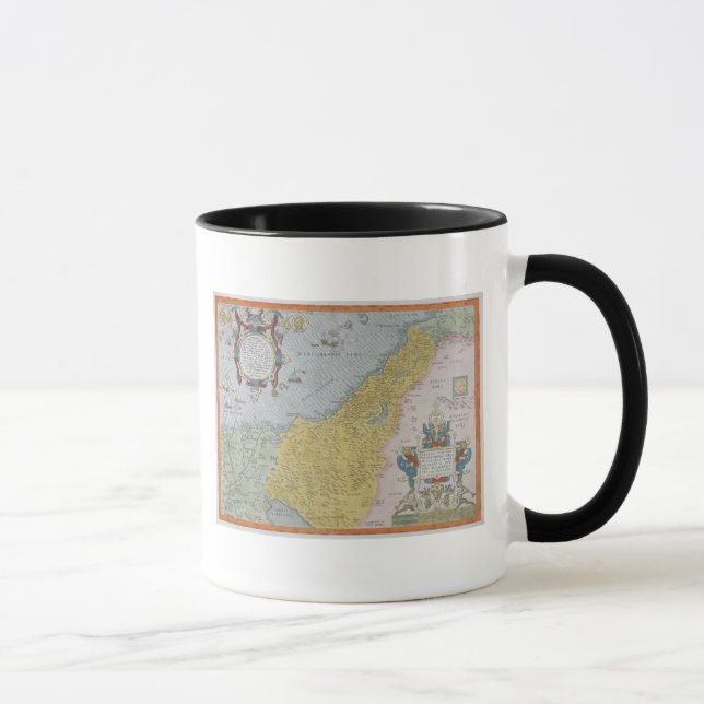 Caneca Mapa de Palestina (Direita)