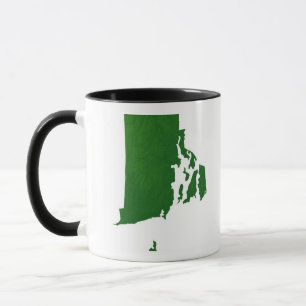 Caneca Mapa de Rhode - ilha 2