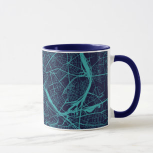 Caneca Mapa de Roma