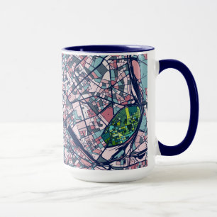 Caneca Mapa de Roma Italia
