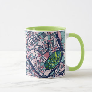 Caneca Mapa de Roma Italia