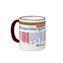 Mapa de rota do canal de Droitwich