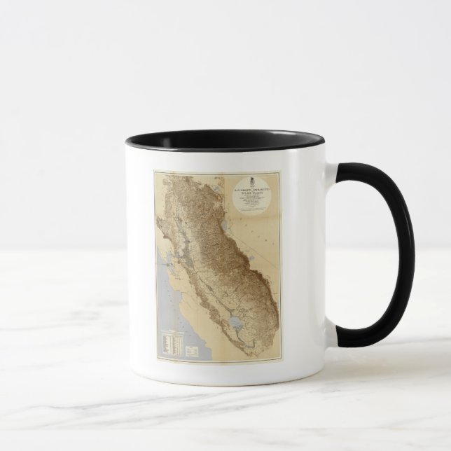 Caneca Mapa De San Joaquin (Direita)