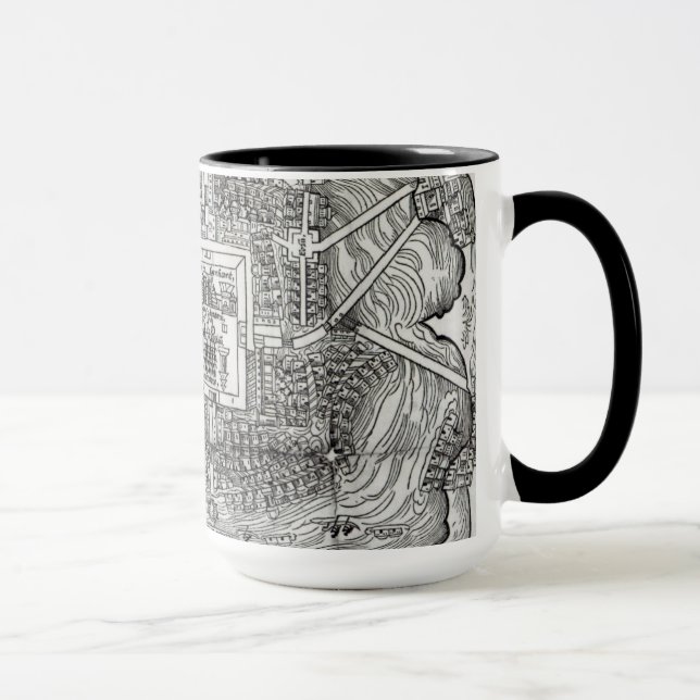 Caneca Mapa de Tenochtitlan (Direita)