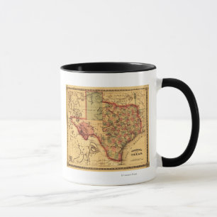 Caneca Mapa de TexasPanoramic