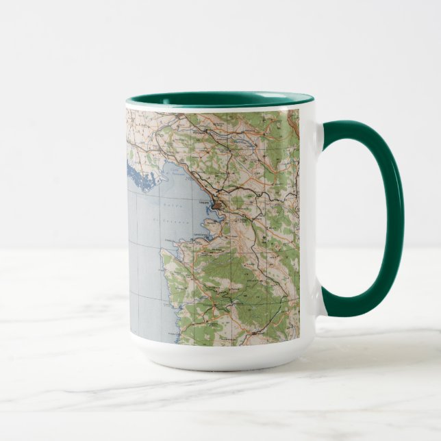 Caneca Mapa de Veneza, Itália (Direita)