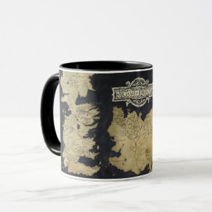 Caneca Mapa de Westeros